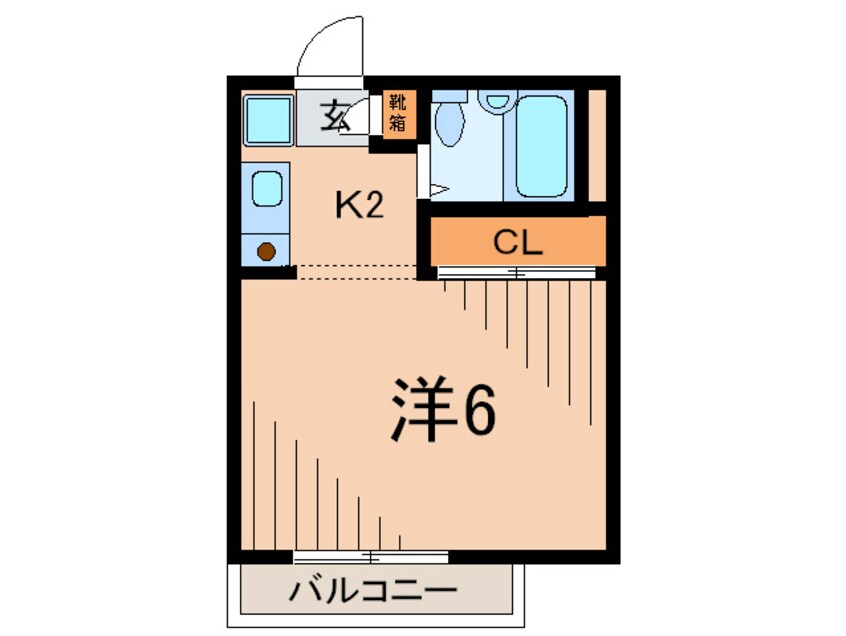 間取図 カーサ・メルカート（1F～2F）