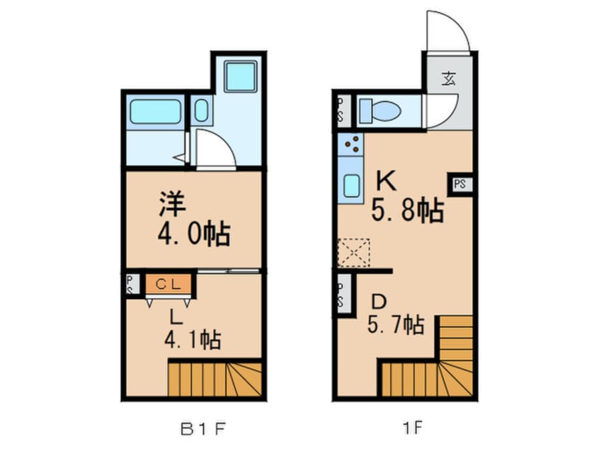 間取図 Fika代々木上原