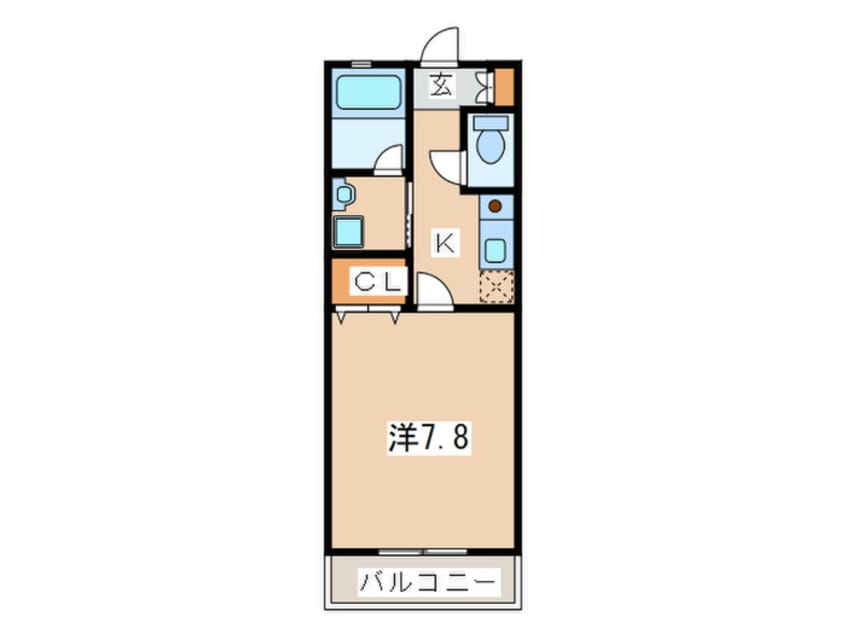 間取図 クレストヒル