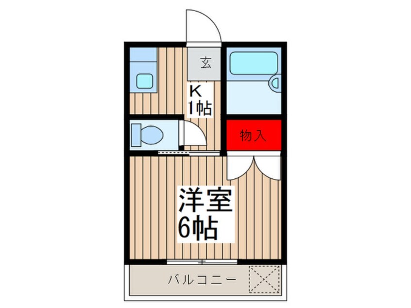 間取図 ハイム堀の内