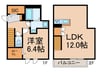 Casa de Arte 1LDKの間取り