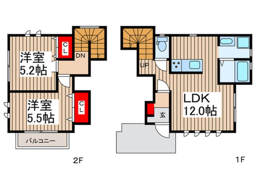 間取図 Sol　Viento　B