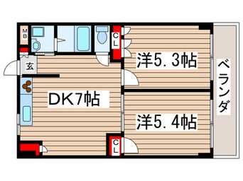 間取図 メゾンドフォ－レ