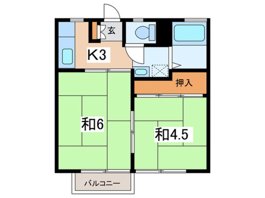 間取図 第二幸永ハイツ