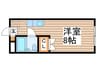 サンサンエー 1Rの間取り