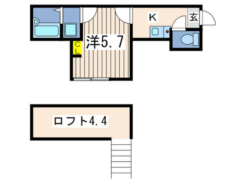 間取図 プラムハイツ