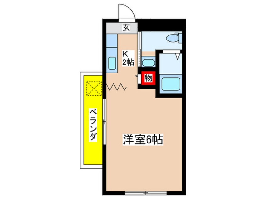 間取図 スタ－ダスト日光台Ａ棟