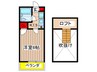 Excel百合ヶ丘 1Kの間取り