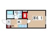 ＢＲＩＸ葛城 1Kの間取り