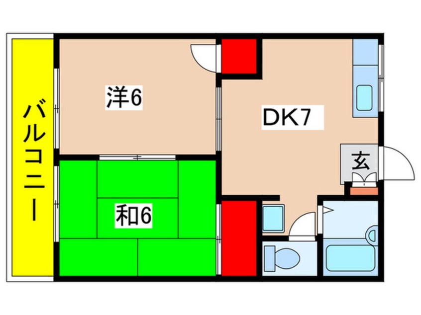 間取図 小嶋ハイツ