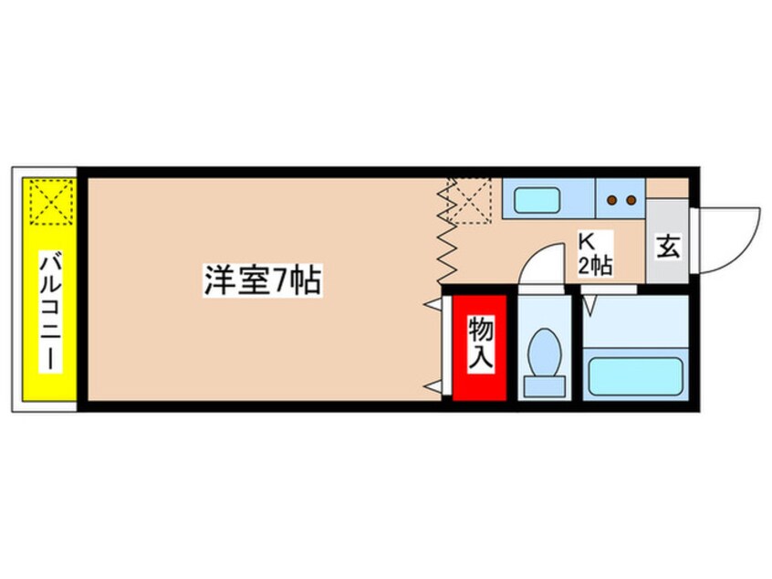 間取図 スタ－ダスト日光台Ｂ棟