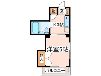 間取図 メゾンブル－ヌア－ジュ