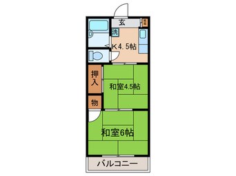 間取図 エスポワ－ル嶋田