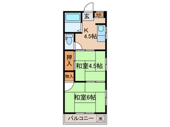間取図 エスポワ－ル嶋田