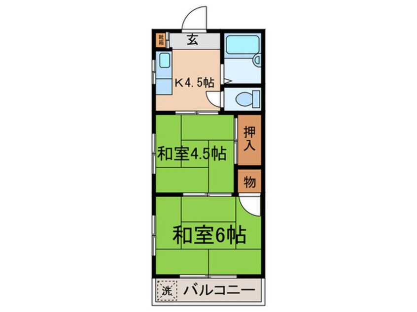 間取図 エスポワ－ル嶋田