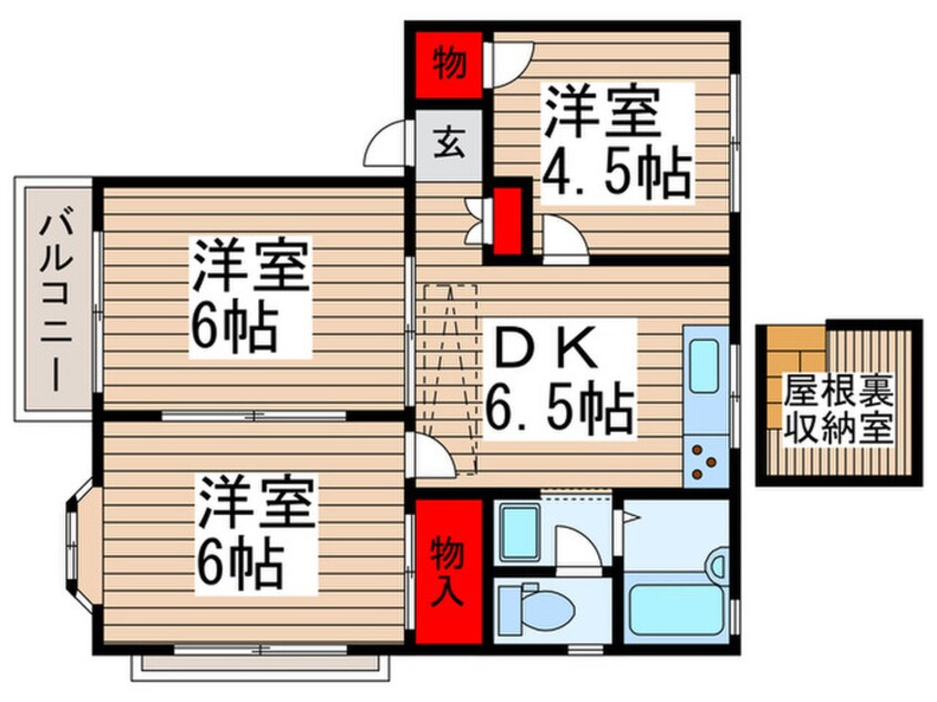 間取図 フラワ－パレス