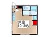 エスペランサ 1Rの間取り
