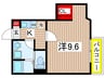 フルーム 1Kの間取り
