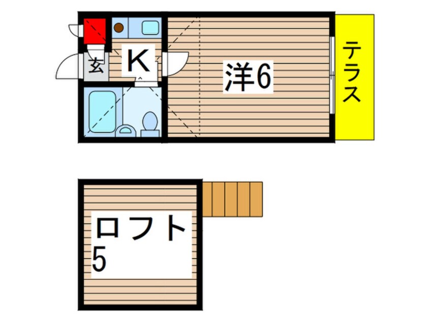 間取図 ジュネパレス稲毛第１