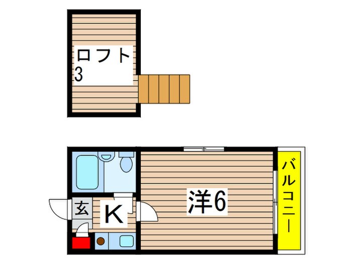 間取り図 ジュネパレス稲毛第１