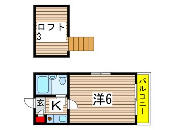 間取図 ジュネパレス稲毛第１