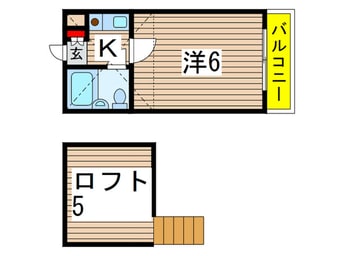 間取図 ジュネパレス稲毛第１