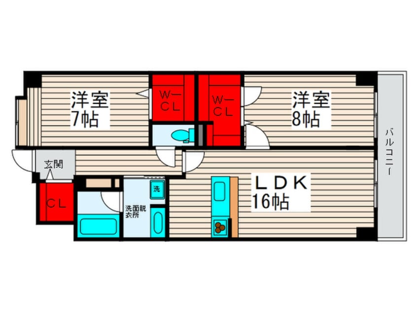 間取図 ロイヤルパ－クスシ－サ－