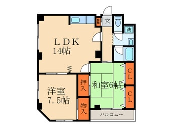 間取図 市川ハイム３