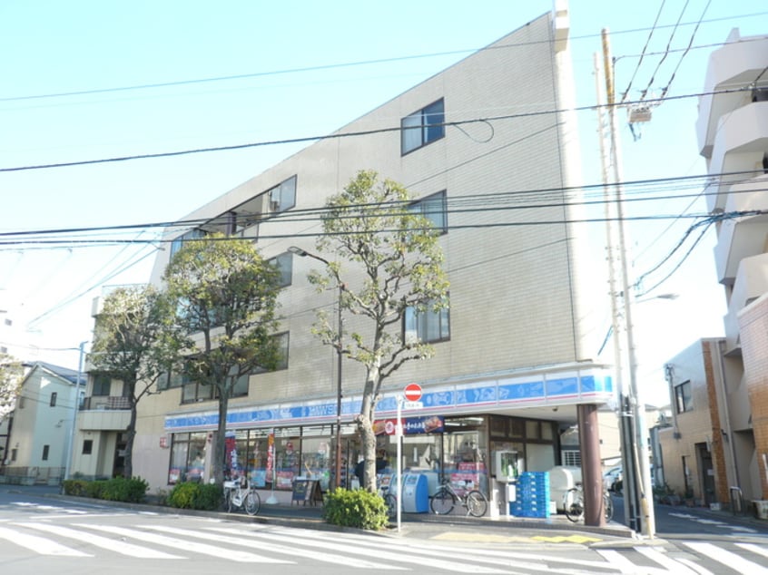 ローソン(コンビニ)まで400m 市川ハイム３