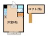オークヒルズ 1Rの間取り