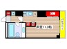 カーサ・ブランカ 1Rの間取り