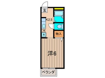 間取図 ア－クヒルズ溝ノ口