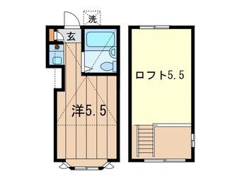 間取図 ネオステ－ションプラザ日吉