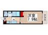 Royal Court下総中山 1Kの間取り