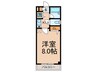 ＡＭＩＴＹ　ＨＯＵＳＥ 1Kの間取り