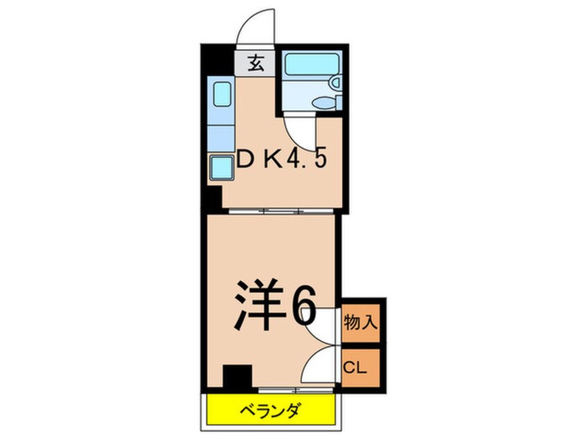 間取図 ＡＱＵＡＷＯＯＤＳ学芸大学