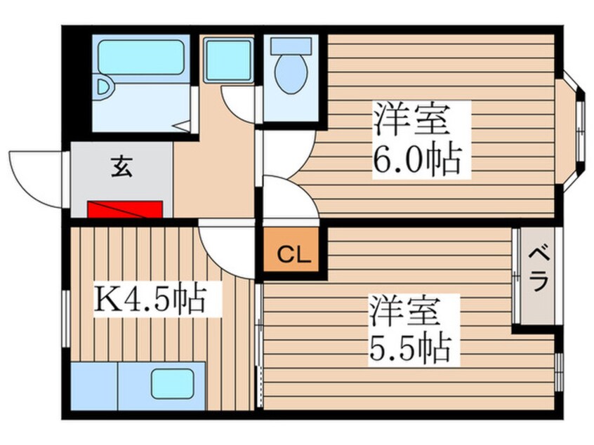 間取図 テラスルート16