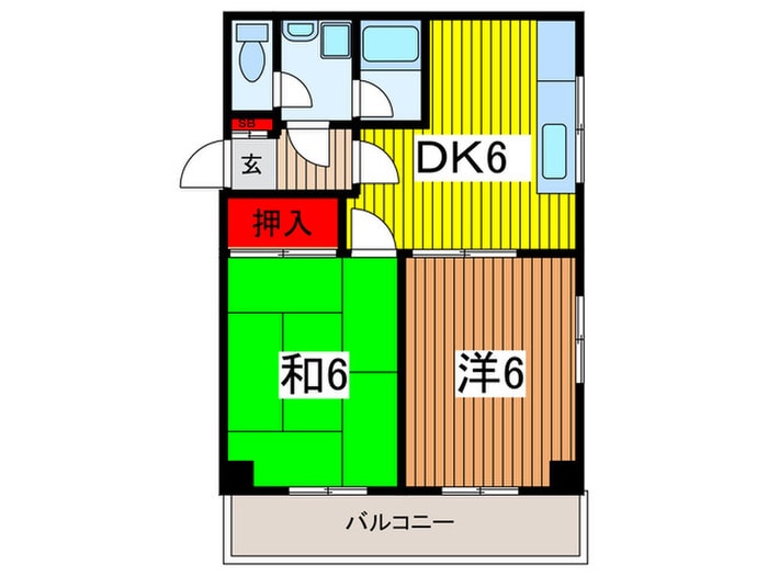 間取り図 スカイハイツ