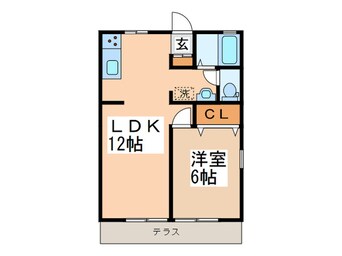間取図 チェリーハイツ