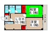 エクセレント２３ 2LDKの間取り