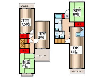 間取図 エルベマノワ－ル