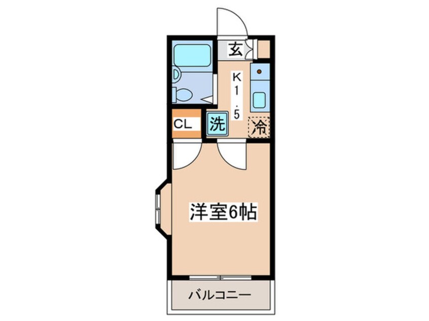 間取図 能ヶ谷アパート