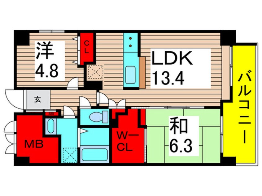 間取図 ミ・アモール