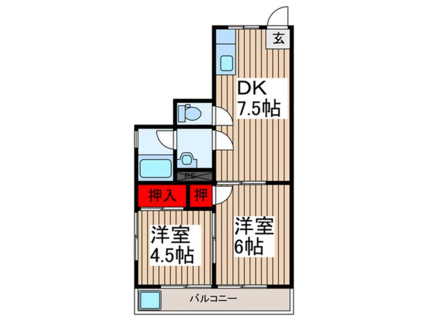 間取図 國井ハイツ