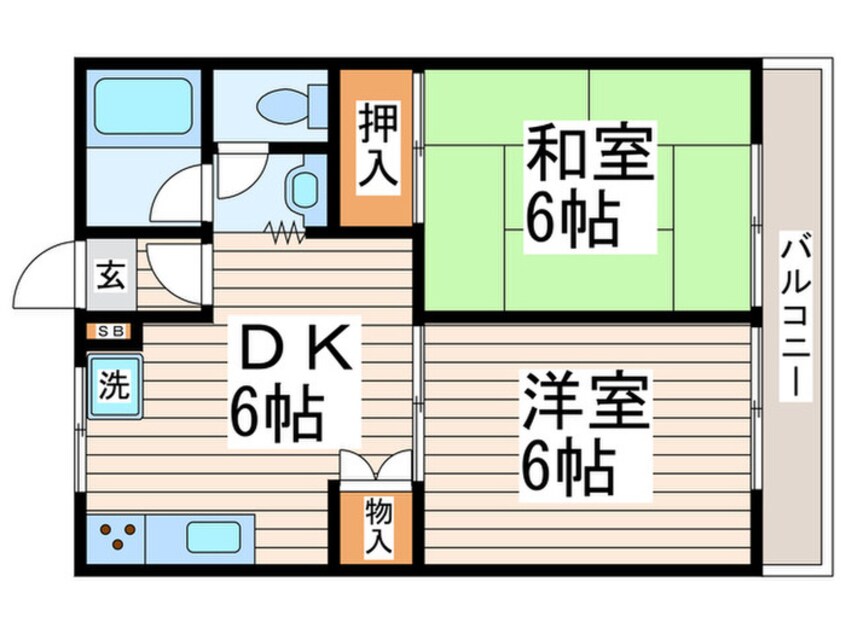 間取図 サニ－ハイツ