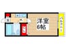 センチュリ－ハウスＢ 1Kの間取り