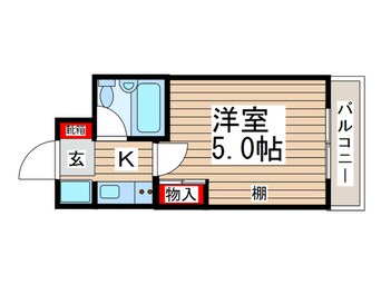 間取図 津田沼ﾀﾞｲｶﾝﾌﾟﾗｻﾞCity(504)