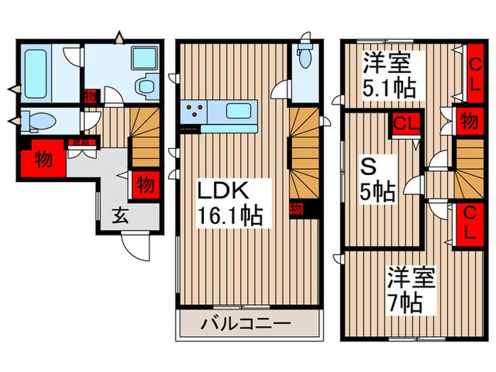 間取り図 Ｋｏｌｅｔ日進＃16