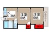コ－ポマルコ 2Kの間取り