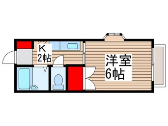 間取図 エクセレンス荻野